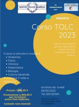 TOLC 2023